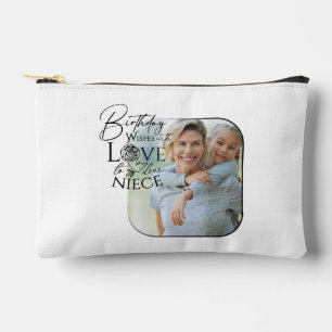 Bolsito Accesorio Pequeño Caligrafía Foto Personalizada Cumpleaños Para Sobr