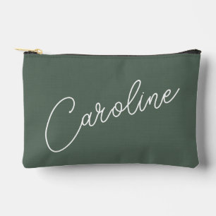 Bolsito Accesorio Pequeño Caligrafía minimalista de Moda moderna Nombre Sabo