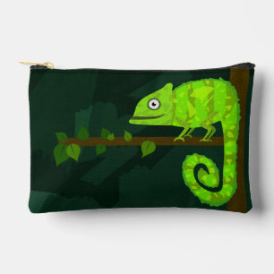 Bolsito Accesorio Pequeño Camaleón verde lindo