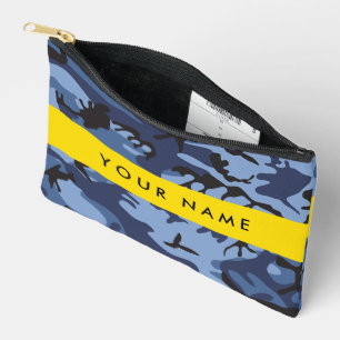 Bolsito Accesorio Pequeño Camuflaje azul marino Tu nombre Personaliza