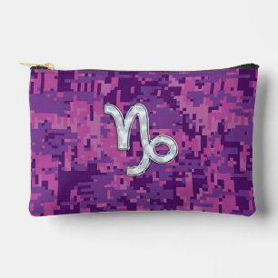 Bolsito Accesorio Pequeño Camuflaje digital rosa del Rótulo Zodiaco de Capri