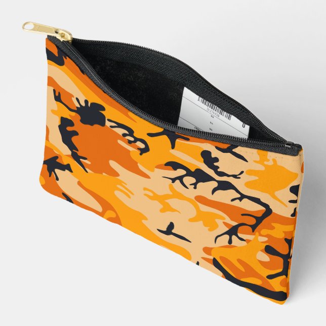 Bolsito Accesorio Pequeño Camuflaje naranja, Ejército (Abierto)