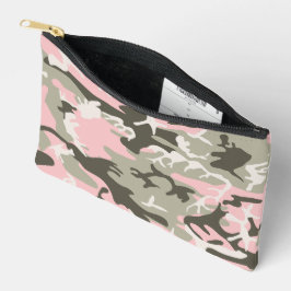 Bolsito Accesorio Pequeño Camuflaje rosa y verde, militar, militar