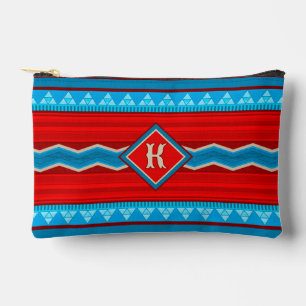 Bolsito Accesorio Pequeño Cañón del río Suroeste Turquesa Rojo Sm Monograma