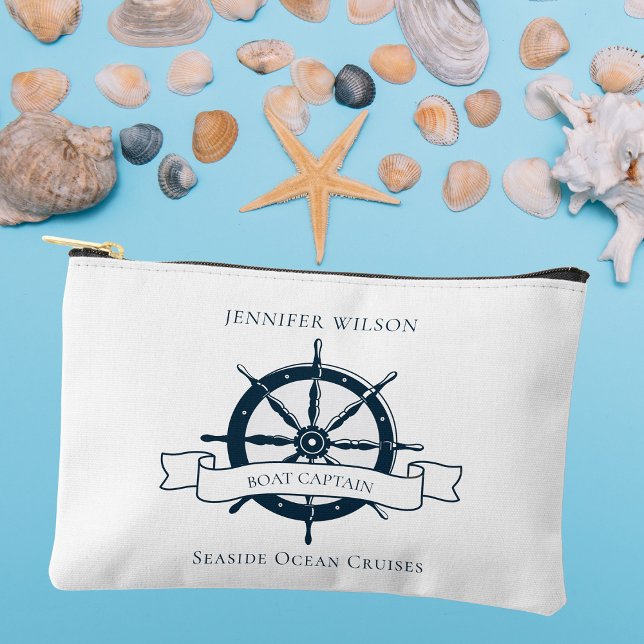 Bolsito Accesorio Pequeño Capitán de barco personalizado Volante náutico vin (Subido por el creador)