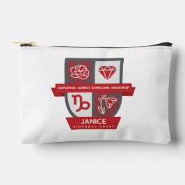 Bolsito Accesorio Pequeño Capricorn Birthday Crest™ for January 1-19