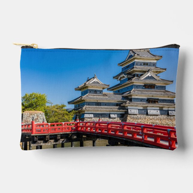 Bolsito Accesorio Pequeño Castillo y puente de Matsumoto (Anverso)