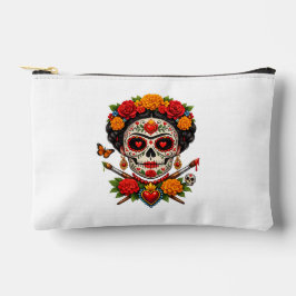 Bolsito Accesorio Pequeño Catrina Artist Sugar Skull–Día de los Muertos