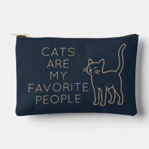 Bolsito Accesorio Pequeño Cats are my favorite people