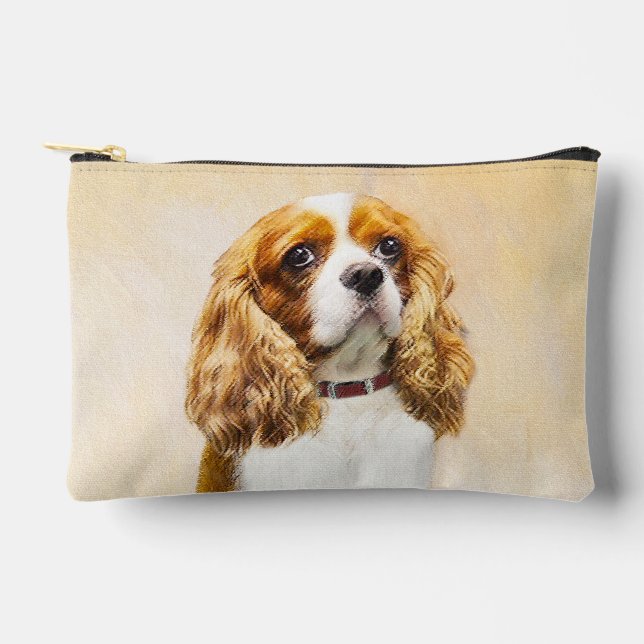 Bolsito Accesorio Pequeño Cavalier King Charles Spaniel Cav Pintura de arte  (Anverso)