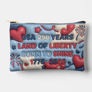 Bolsito Accesorio Pequeño Celebrar 250 años de independencia americana