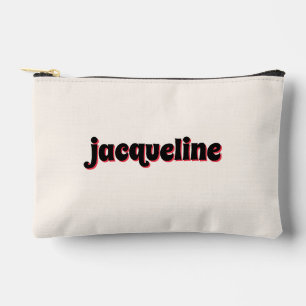 Bolsito Accesorio Pequeño Cherry Rojo + Maquillaje de lujo de la franja de C