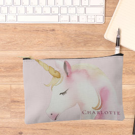 Bolsito Accesorio Pequeño Chica rosa de unicornio