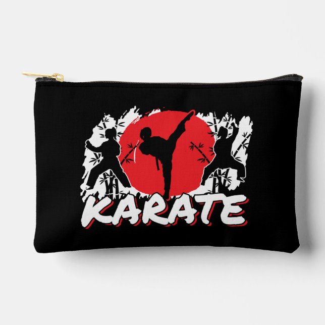Bolsito Accesorio Pequeño Chicas Karate - Tema japonés patriótico (Anverso)