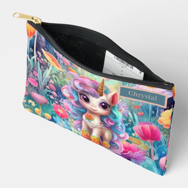 Bolsito Accesorio Pequeño Chicas personalizados añaden nombre fantasía unico (Abierto)