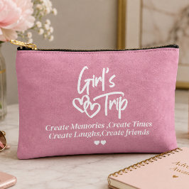 Bolsito Accesorio Pequeño Chicas Viaje Crear Recuerdos Rosa