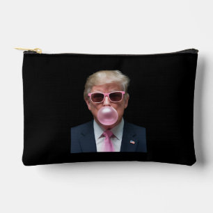 Bolsito Accesorio Pequeño Chicle Rosa Divertido Presidente USA Trump