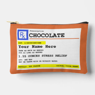 Bolsito Accesorio Pequeño Chocolate de prescripción personalizado