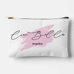 Bolsito Accesorio Pequeño Ciao Bella Pouch Italiano Nombre de broche de pinc