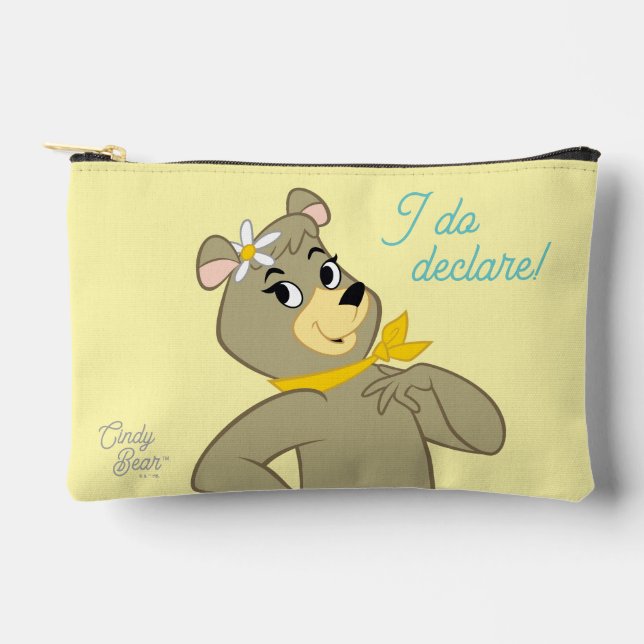 Bolsito Accesorio Pequeño Cindy Bear Playful Pose (Anverso)