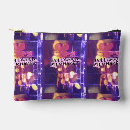 Bolsito Accesorio Pequeño Cineasta retro moderno de Hollywood en rosa