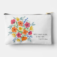 Cita De Esperanza Con Flores De Acuarela