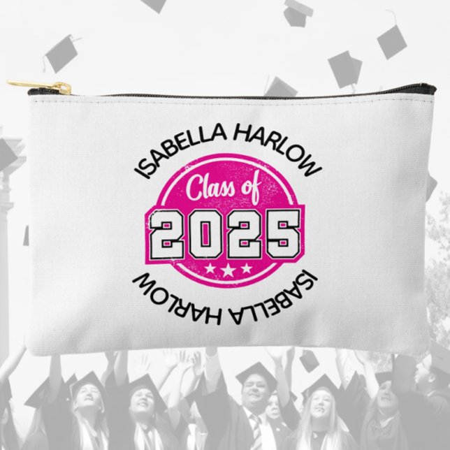 Bolsito Accesorio Pequeño Clase de nombre de graduado rosado 2025 (Subido por el creador)