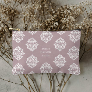 Bolsito Accesorio Pequeño Clásico Damask Regencia Tuscana Pink
