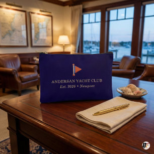 Bolsito Accesorio Pequeño Club Náutico Andersan Personalizado Navy Newport