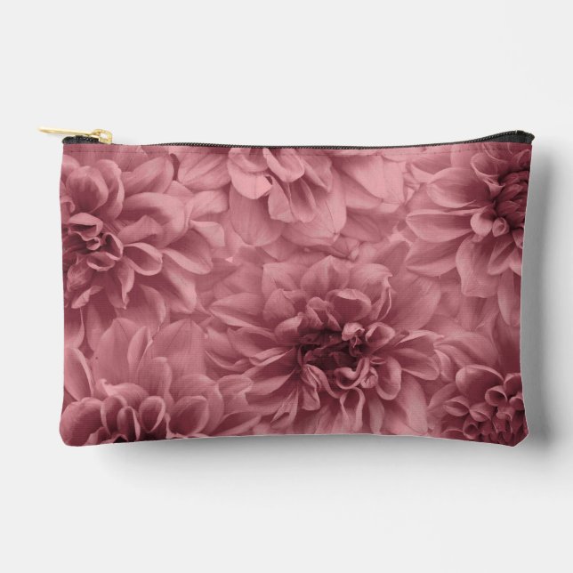 Bolsito Accesorio Pequeño Clúster de Mauve Dahlias Floral (Anverso)