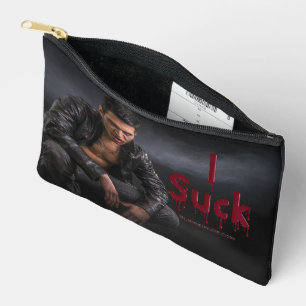 Bolsito Accesorio Pequeño Colmillos de figura vampírica pálida de Halloween