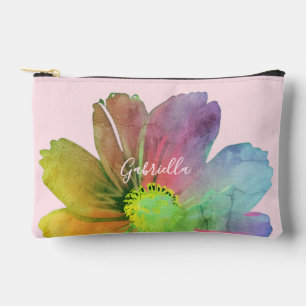 Bolsito Accesorio Pequeño Color pastel rosa personalizado Flor silvestre acu