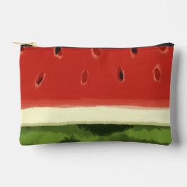 Bolsito Accesorio Pequeño Colores de agua rojos luminosos sandía Impresión C