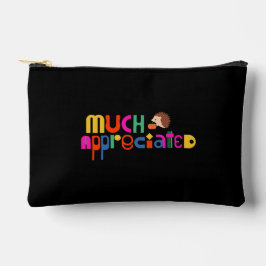 Bolsito Accesorio Pequeño Colorful personalizado Gracias tema sobre negro