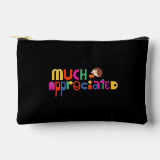 Bolsito Accesorio Pequeño Colorful personalizado Gracias tema sobre negro