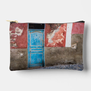 Bolsito Accesorio Pequeño Colorida pared con puerta azul