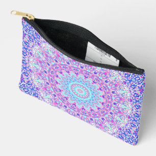 Bolsito Accesorio Pequeño Colorido Audaz Ecléctico Groovy Boho Hippie Mandal