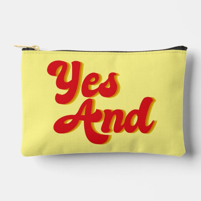 Bolsito Accesorio Pequeño Comediante De Yes And Improv Comedy (Anverso)