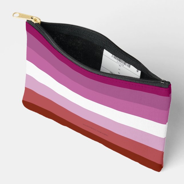 Bolsito Accesorio Pequeño Comunidad femenina de la bandera del orgullo lésbi (Abierto)