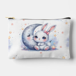 Bolsito Accesorio Pequeño Conejo lindo y funda de lápiz lunar