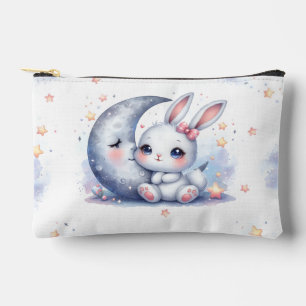 Bolsito Accesorio Pequeño Conejo lindo y funda de lápiz lunar