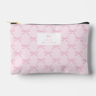 Bolsito Accesorio Pequeño coqueta, arcos rosados