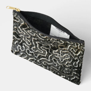 Bolsito Accesorio Pequeño Coral blanco y negro II Resumen Foto de la natural