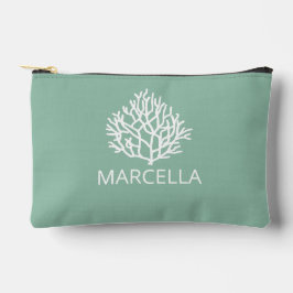 Bolsito Accesorio Pequeño Coral Reef Custom Name Summer Beach