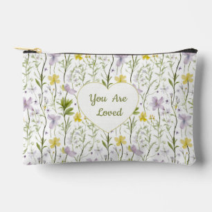 Bolsito Accesorio Pequeño Corazón Floral Amado