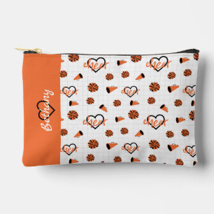 Bolsito Accesorio Pequeño Corazones de naranja Cheer, Pom Poms, Patrón Megap