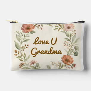 Bolsito Accesorio Pequeño Corona floral personalizada para abuela regalo