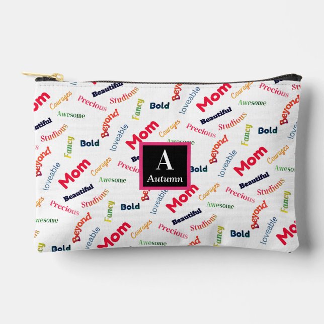 Bolsito Accesorio Pequeño Cosmética de mamá divertida (Anverso)