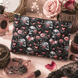 Bolsito Accesorio Pequeño Crálicas de brujería gótica con Rosas