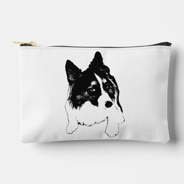 Bolsito Accesorio Pequeño Cranberry-Twine Zip Pouch (Anverso)